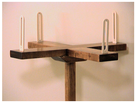 <em>Fig 4.12 A cross staff</em>