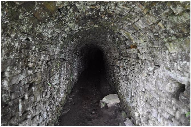 <em>Figure 5.5 Horse level abandoned lead mine, Nenthead, UK</em>