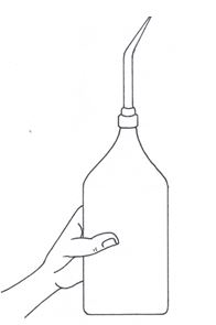 <strong><em>A wash bottle</em></strong>