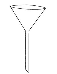 <strong><em>A filter funnel</em></strong>