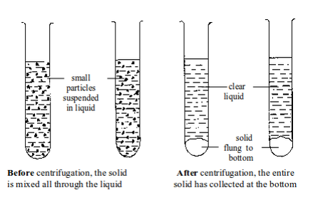 The solid after centrifugation