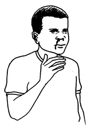 <em>A nose bleeding victim</em>
